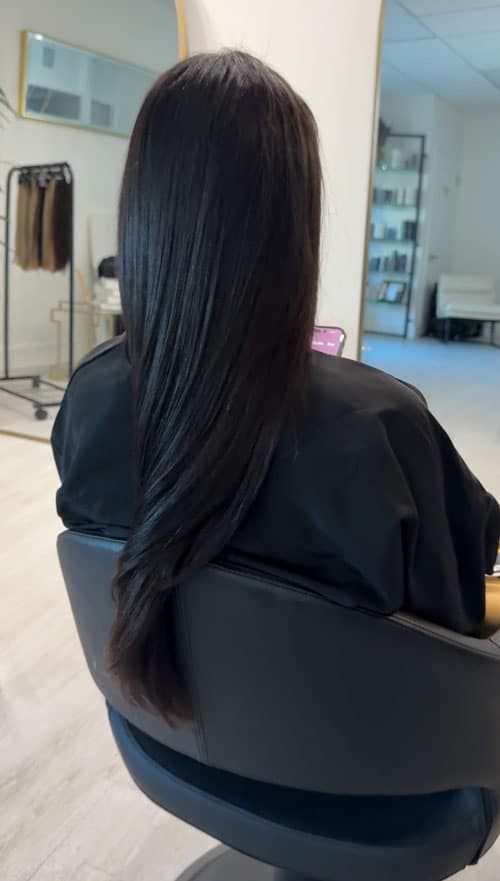 before and after hair coloring WPB