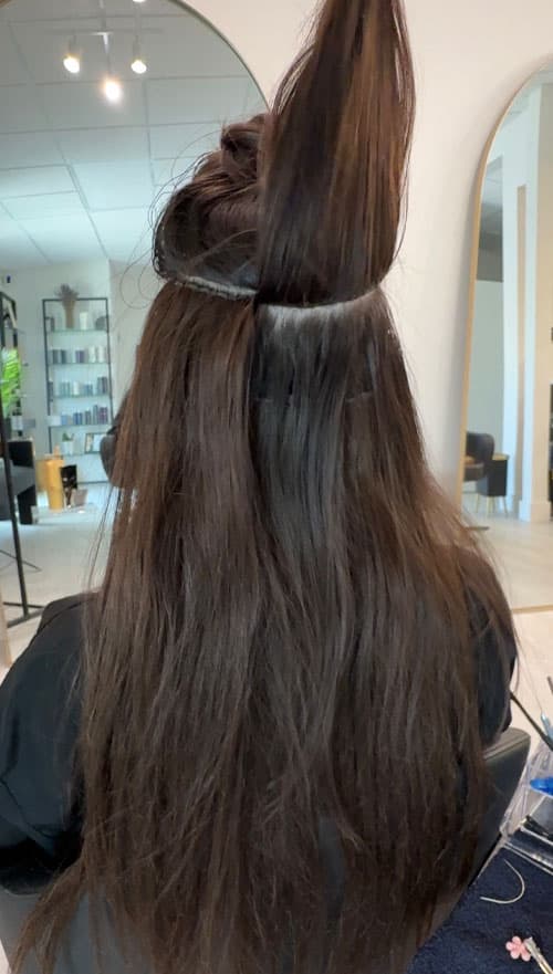 invisible bead extensions technique west palm beach